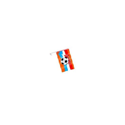 Autovlag Oranje Holland met voetbal EK | WK