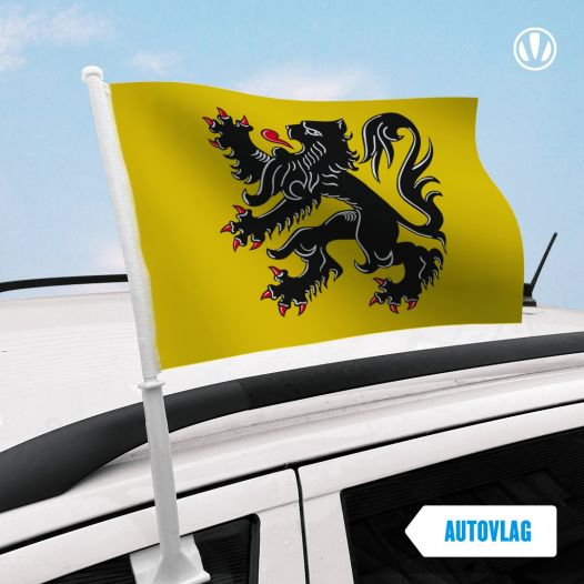 Autovlag Vlaanderen Vlaamse Leeuw autovlaggen