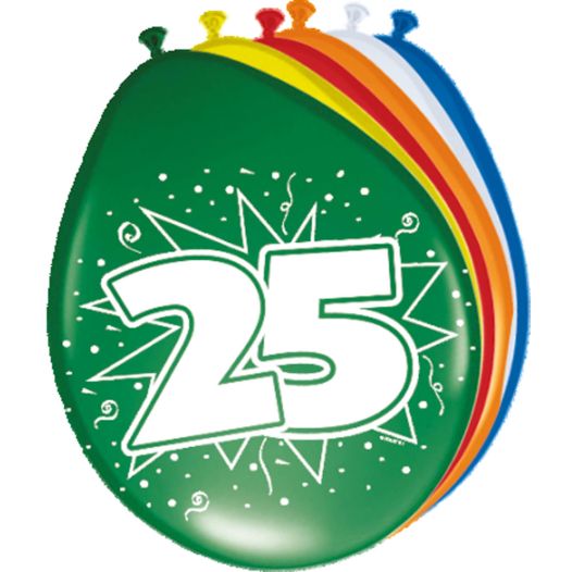 Ballonnen 25 jaar