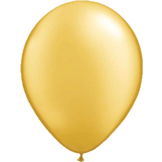 Gouden Ballonnen Metallic 10 stuks
