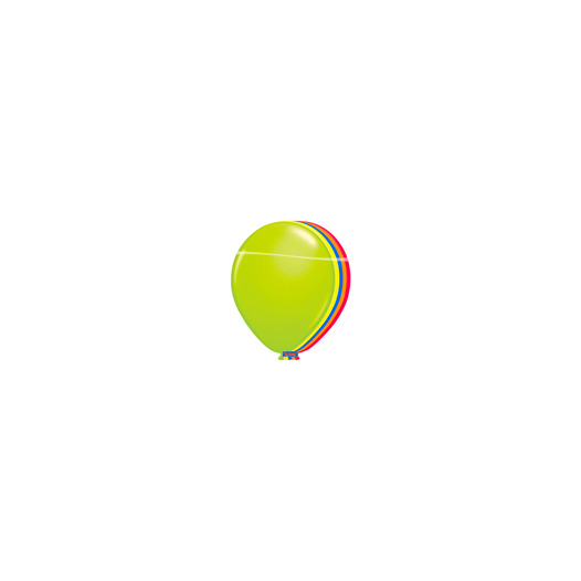 Ballonnen neon kleuren 8 stuks