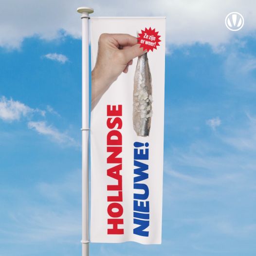 Banier Hollandse Nieuwe Haring Vlag