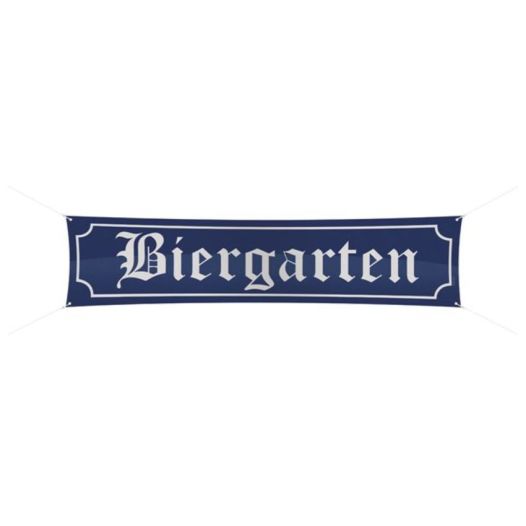 Banner Biergarten 40x180cm