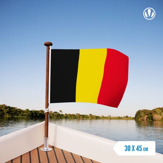 Belgische vlag België 30x45cm gastenvlag gastenlandvlag