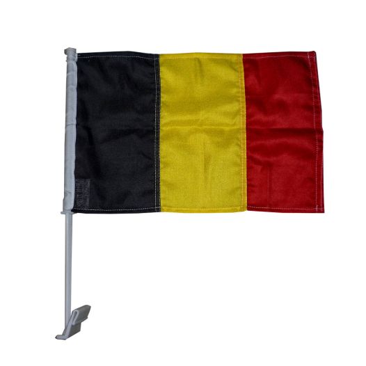Belgische autovlag Belgie Rode Duivels fanvlag