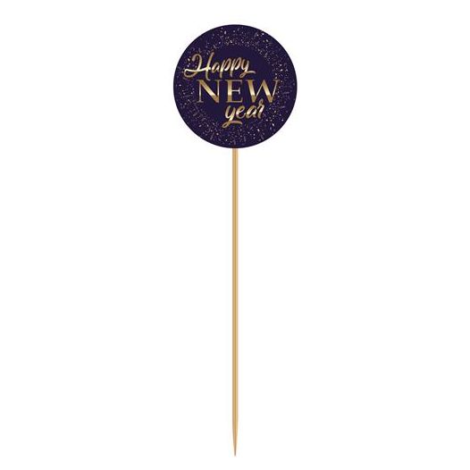 Cocktailprikkers kaasprikkers Happy New Year