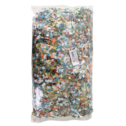 Confetti Carnaval kantig bont zak 1 kilo