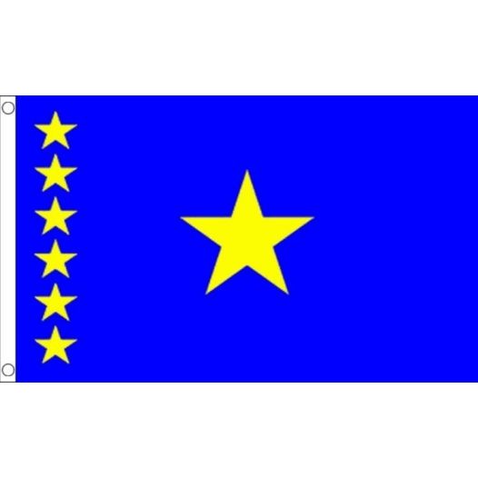 Vlag Congo-Kinshasa 90x150cm | Best Value