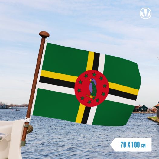 Vlag Dominica 70x100cm