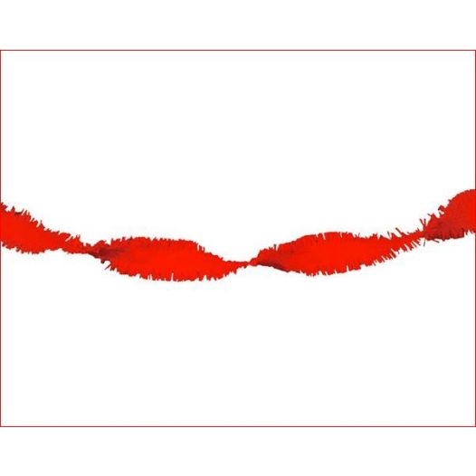 Draaiguirlande Rood Brandvertragend Rode feestversiering 6m1
