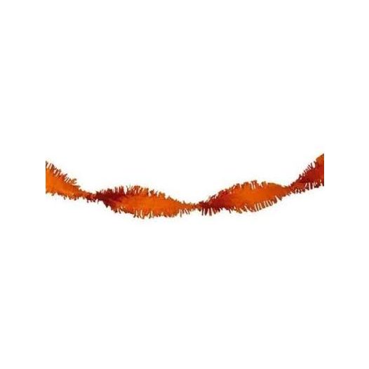 Draaiguirlande Oranje feestversiering 6m brandvertragend
