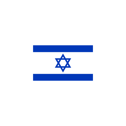 Vlag Israël 40x60cm - Spunpoly