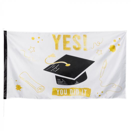 Geslaagd vlag Yes you did it