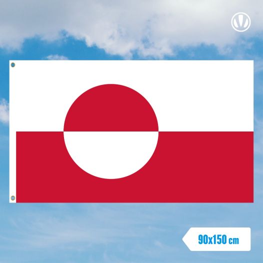 vlag Groenland 90x150cm