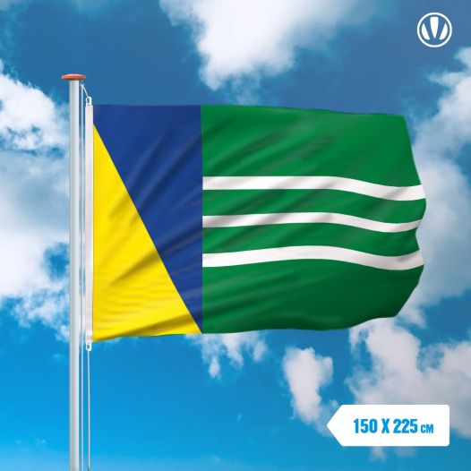 Vlag Halsteren 150x225cm
