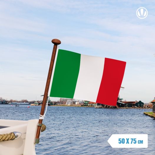 Italiaanse vlag Italië 50x75cm Bootvlag