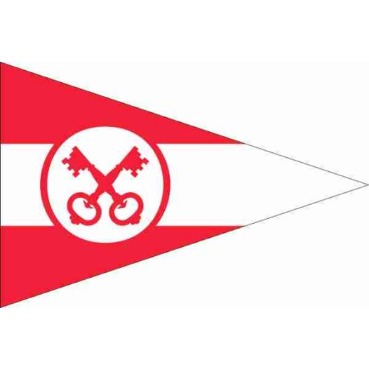 Vlag gemeente Leiden 20x30cm Leidse vlaggen