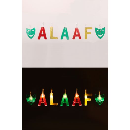 Letterslinger Alaaf verlichting