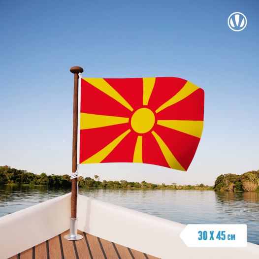 Vlag Macedonie 30x45cm