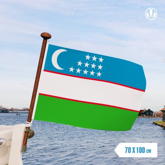 Vlag Oezbekistan 70x100cm
