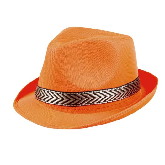 Oranje hoed Neon