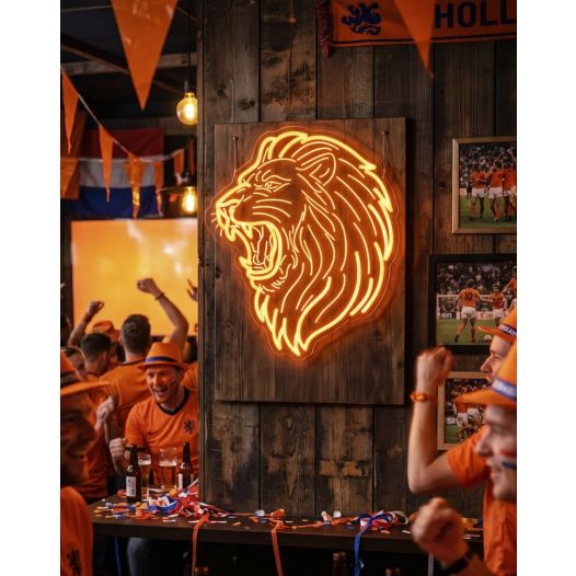 Oranje Leeuw LED sign