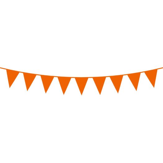 Vlaggenlijn Oranje 25 meter lang