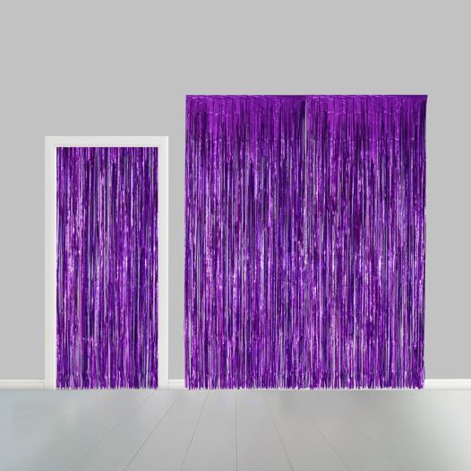 Paars deurgordijn 240x100cm