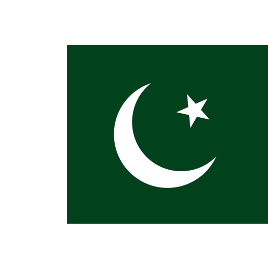 vlag Pakistan 50x75cm gastenvlag