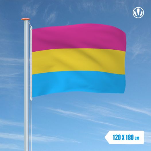 Vlag Pansexualiteit 120x180cm