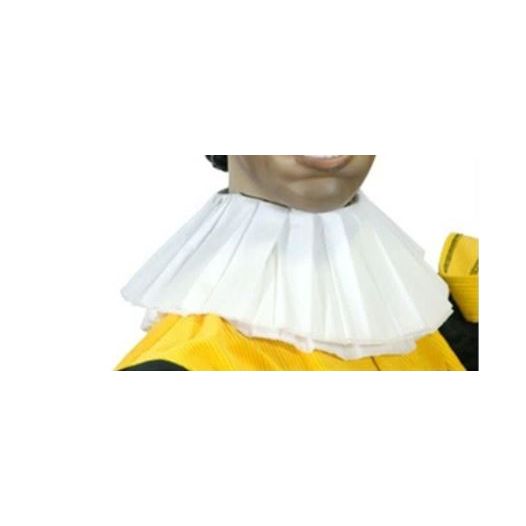witte Pietenkraag van crepe papier
