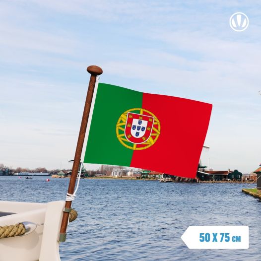 Portugese vlag Portugal 50x75cm gastenvlag