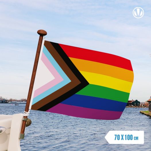 Pride Vlag / Progress vlag 70x100cm