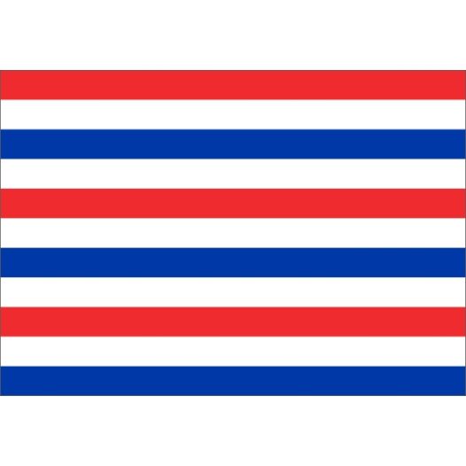 Prinsenvlag variant met de kleuren van de huidige Nederlandse vlag