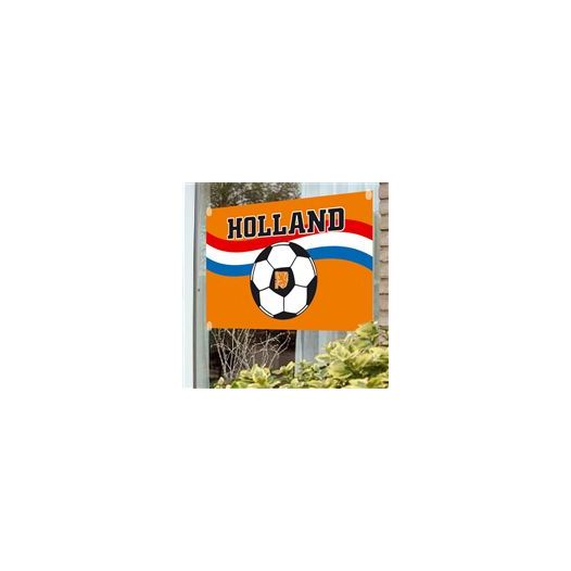 Raamvlag met voetbal 100x150cm voor ieder EK | WK