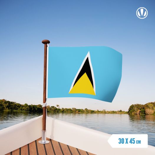 Vlag Saint Lucia 30x45cm