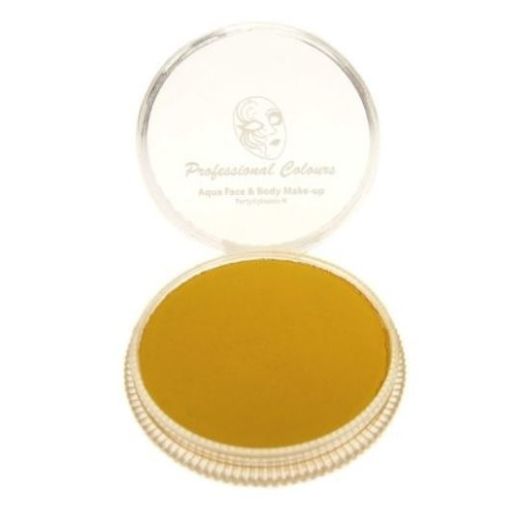 Gele schmink Aqua PXP Waterbasis face & body 30 gram Geel