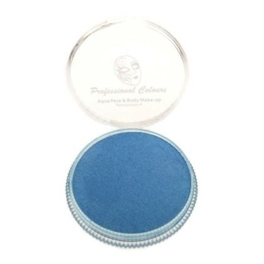 Parelmoer blauwe schmink Aqua PXP Waterbasis face & body 30 gram Pearl Sky Blue