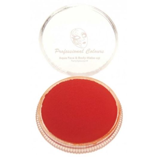 Vuur rood schmink Aqua PXP Waterbasis face & body 30 gram FIre Red