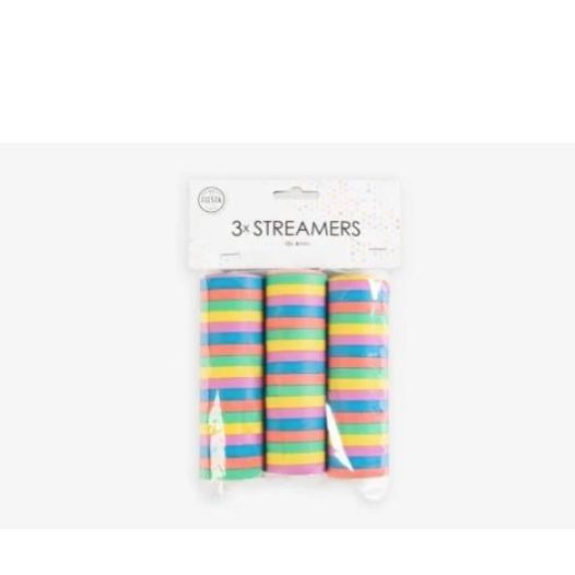 serpentines vrolijke kleuren. 