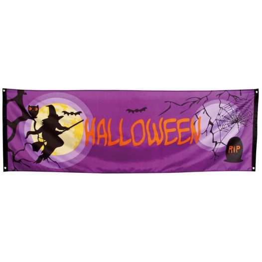 spandoek Halloween 74x220cm, banier, banner, Sint Maarten