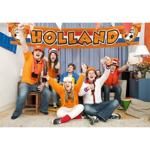 Holland Oranje spandoek straatbanner banier EK | WK
