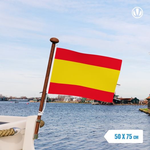 Spaanse vlag Spanje 50x75cm, grote gastenvlag