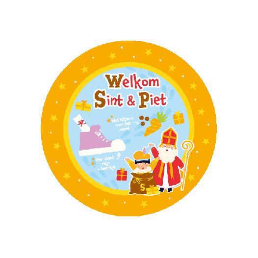 Speciale mat om je schoen te zetten voor Sinterklaas
