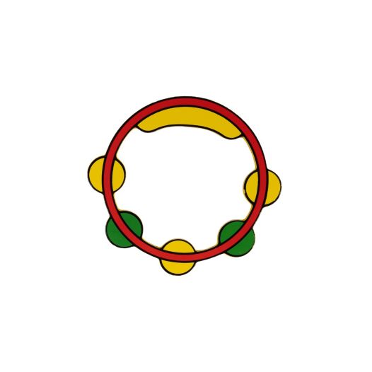 Tamboerijn rood geel groen