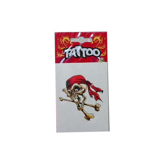 Tattoo Pirate Red Bandana