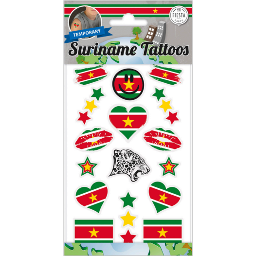 Tattoo Suriname 12 stuks