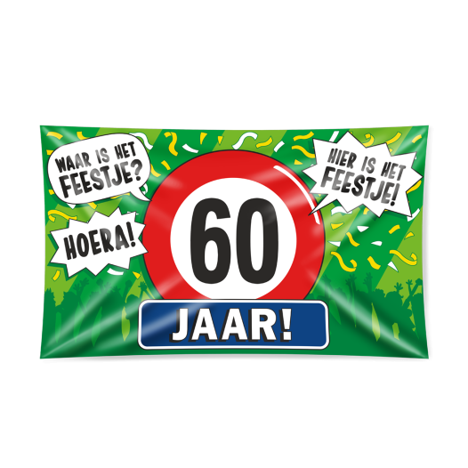 verjaardag vlag 60 jaar