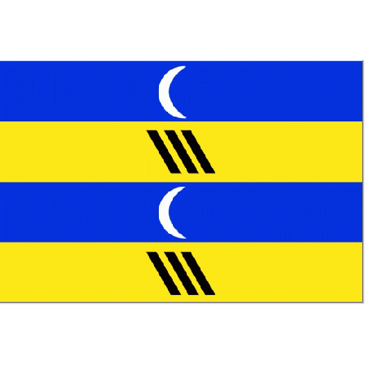 Vlag gemeente Ameland | Amelandse vlaggen 30x45cm Amelander