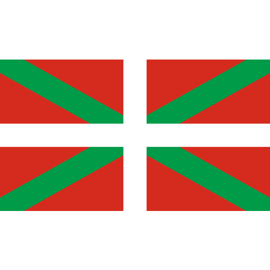 Vlag Baskenland 30x45cm bootvlag